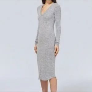 Wilfred Free Gray Long Sleeve Dress